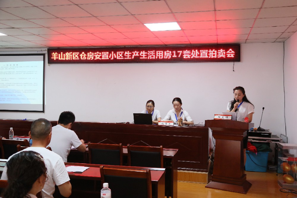 羊山新区仓房安置小区生产生活用房拍卖拍卖成交价为637.6万元整