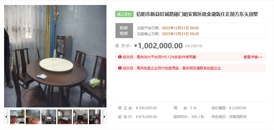 信阳市新县旺城路杨门咀安置区晓金湖饭庄正前方东头别墅